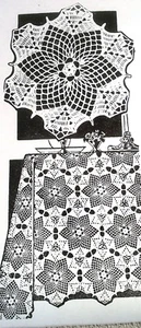 651 MEDALLÓN LAURA WHEELER VINTAGE Patrón a Crochet (Reproducción) - Imagen 1 de 1