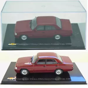 Chevrolet Opala Diplomata Collector 1992 Voiture Collection IXO Rouge Métal 1/43 - Imagen 1 de 24