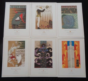 Set of 6 Opera Theatre Play Stage Poster Print Art Group Lot Perfect for Framing - Picture 1 of 7