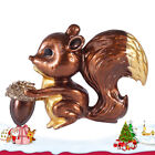 Squirrel Brooch Badge Korean Style Eenamel Novel Christmas Rhinestones