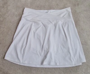 PRINCE pantaloncino donna tennis moda avvolgente bianco taglia L - Foto 1 di 2