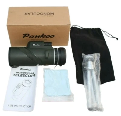 Pankoo 40X60 Monocular Telescope with Tripod NEW 1500m/9500m Zoom Carrying Bag - Image 1 of 4