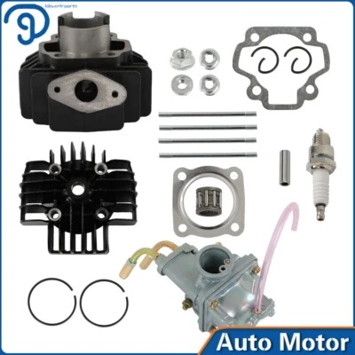 Подходит для Yamaha PW 50 PW50 карбюратор цилиндр поршневое кольцо прокладка верхний конец комплект нас - Изображение 1 из 4