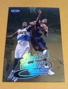 1998-99 Fleer Ultra Gold Medallion Patrick Ewing tarjeta de la NBA #3G - Knicks - Imagen 1 de 2