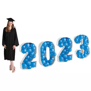 2022 Stand-Up Mosaic Kit with Blue Balloons, Graduation, Party Decor, 148 Pieces - Picture 1 of 2