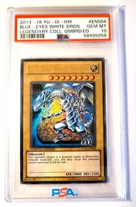 BLUE-EYES WHITE DRAGON PSA 10 LC01-EN004 Ultra Legendary Collection 2013 YUGIOH - Picture 1 of 1