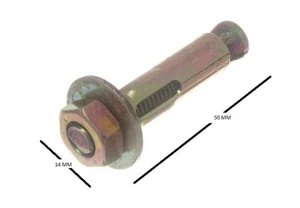 Manica Anchor Sporgente Bullone M8 M10 Protezione 40mm Lunghezza Pacco Di 50 - Picture 1 of 1
