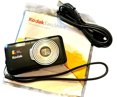 Kodak EasyShare V1003 10MP 3x Optical Zoom Digital Camera W/ Battery *NO CHARGER - Image 1 of 4