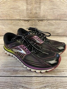 Women's Brooks Glycerin 13 Running Shoes Sz 10 B Med Black Purple Athletic - Picture 1 of 7