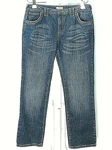 Pantalones de mezclilla Cato talla 12 100 % algodón enjuague tiro medio pierna recta 5 bolsillos - Imagen 1 de 11