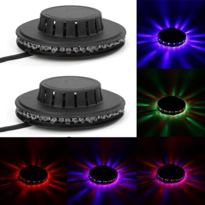 Colorful Rotating Stage Lighting Effect Lamp with DMX Control Home Party Disco - Image 1 of 4