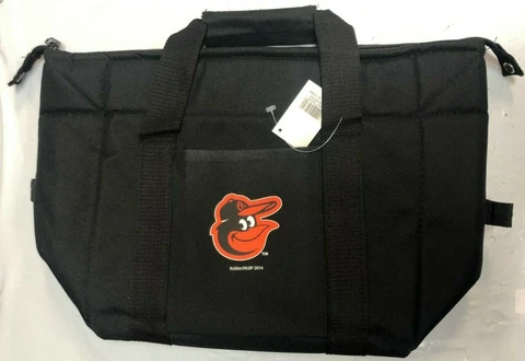 Baltimore Orioles MLB Logo Soft Sided Kolder 12-pack Cooler Bag Cover