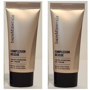 2x bareMinerals Complexion Rescue Tinted Hydrating Gel Cream Mahogany 11.5 1 oz - Picture 1 of 3