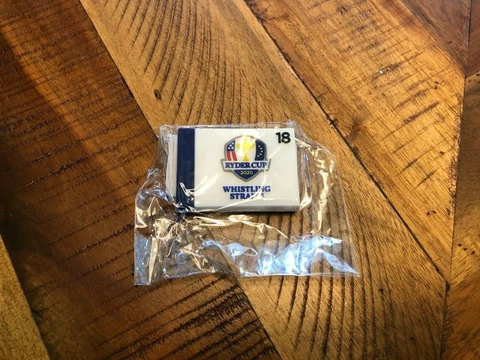 FREE SHIP! 2020 Ryder Cup Flag Fridge Magnet Whistling Straits Team USA Golf 2” Cover