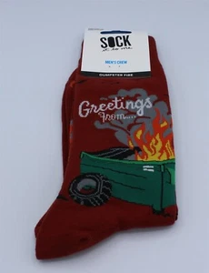 Calcetines de basura Sock It To Me para hombre talla 7-13 rojos - Imagen 1 de 1