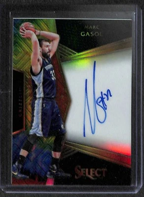Autógrafo Panini Select Prizm Rainbow #20 Marc Gasol 2016-17 n.º 19 de 25 Foto 1 de 2