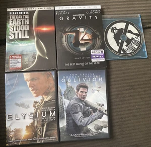 7 DVDs- Gravity, District 9, Elysium, Day The Earth Stood Day & Oblivion. Legend - Picture 1 of 13