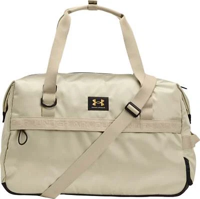 Under Armour Studio Womens Holdall Cream Gym Travel Training Weekender Bag - Image 1 of 4