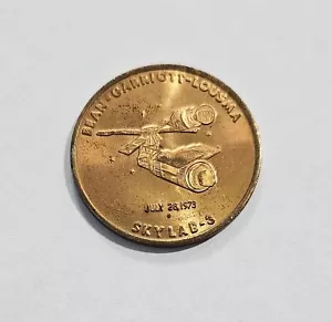 NASA Commemorative Coin Medal Skylab 3 Bean Carriott Lousma July 28 1973 - Picture 1 of 2