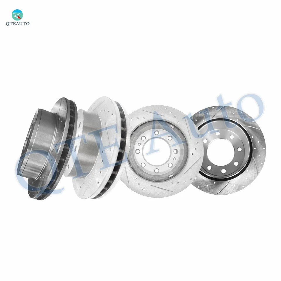 Juego 4 rotores de freno perforados F 325 mm-R 330 mm para Chevrolet Suburban 2500 2003 2004 Foto 1 de 4