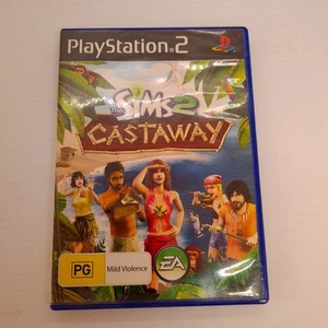 The Sims 2 Castaway Sony PlayStation 2 Game PS2 Aus PAL Good Condition No Manual - Picture 1 of 4
