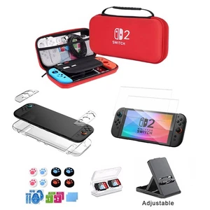 Carrying Case Bag+Tempered Glass Protector+Shell Cover For Nintendo Switch 2 - Picture 1 of 7
