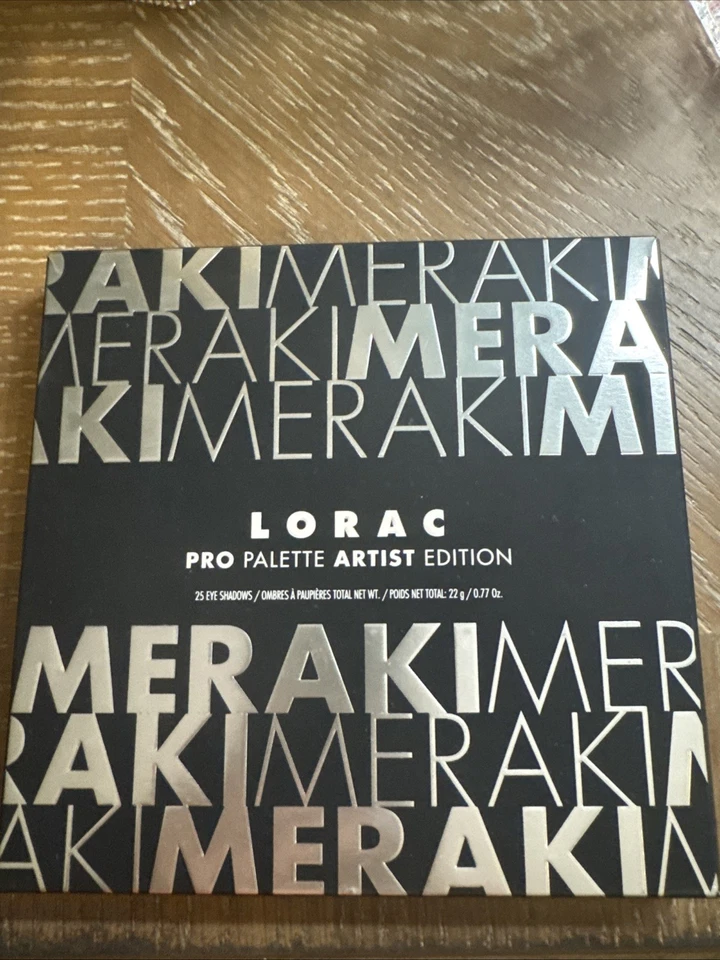LORAC PRO PALETTE ARTIST EDITION MERAKI ~25Eyeshadow Shades. New In Box  - Image 1 of 1