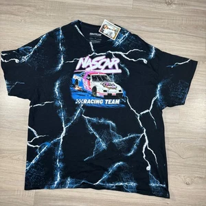NASCAR Racing Team T-Shirt Stan Graphic Print AOP Lighting Schwarz XXL Neu ohne Etikett - Bild 1 von 6