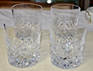 Pristine 4er Set, Ceska Crystal Canterbury Whiskey Old Fashioned Gläser - Bild 1 von 7