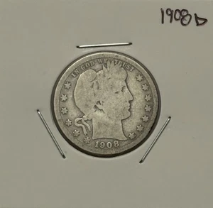 Quartiere da barbiere D 1908, 90% argento, molto bello, tiratura molto bassa! 🔥 - Foto 1 di 2
