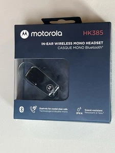 Motorola In-Ear Bluetooth Wireless Mono Headset HK385 Black *New In Box Sealed - Photo 1 sur 6