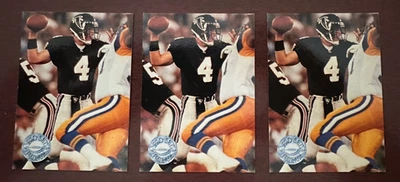 Lote de 3 tarjetas de novato 1991 Pro Set Green Bay Packers Brett Favre # 290 Foto 1 de 2