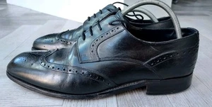 Barker Brogue Schuhe UK 9,5 schwarz Sonderanfertigung Northampton England Herren, S Hochzeit - Bild 1 von 11