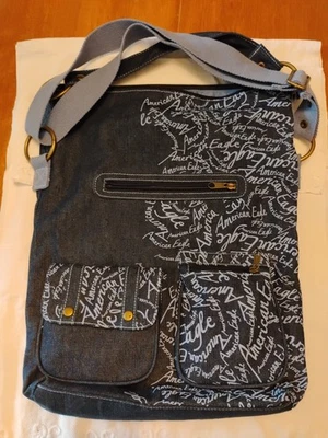 Сумка через плечо American Eagle Outfitters джинсовая с логотипом ящик - Изображение 1 из 4