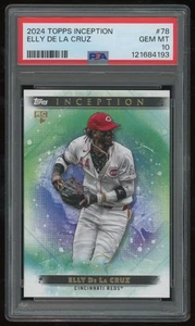 ELLY DE LA CRUZ 2024 TOPPS INCEPTION #78 RC PSA 10 - Imagen 1 de 2