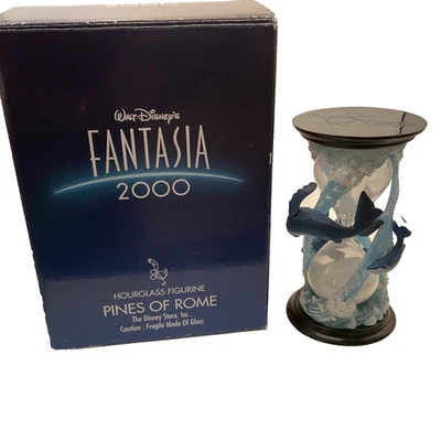Walt Disney Classics Fantasía 2000 BALLENA RELOJ DE ARENA ESTATUILLA PINOS DE ROMA NUEVO EN CAJA Foto 1 de 4