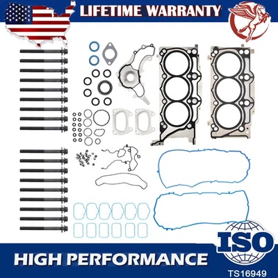 Juego de pernos de junta de culata de motor para Ram Chrysler Dodge Avenger Jeep 3,6 L DOHC VIN G Foto 1 de 4