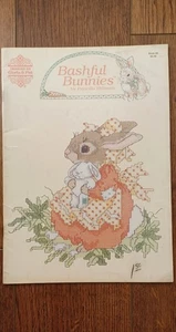 Bashful Bunnies By Priscilla Hillman Book 89 Cross Stitch Book Vintage - Picture 1 of 4