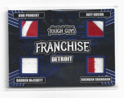 2024 Presidents Choice Tough Guys Franchise Probert / Kocur / Shanahan / McCarty - Image 1 of 2