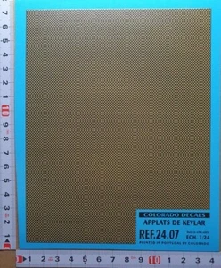 DECALS 1/24 APLATS DE KEVLAR / FLAT KEVLAR - COLORADO 2407 UV - Picture 1 of 1