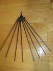 Vintage Handy Wooden 8 Arm Wall Mount Clothes Herb Drying Rack  (N26)