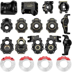 GLOBACT Kit Aggiornamenti Ottone per 1/10 TRX4 Assale Portale Anteriore e Posteriore Interno ed Esterno... - Foto 1 di 7