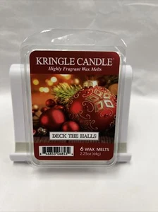 Deck The Halls - Kringle Candle Scented Wax Melts 2.25 oz (1-Pack) New - Picture 1 of 1