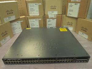 Cisco WS-C3650-48PD-L 48 port POE switch with inbuilt 2 x 10G 90 D year Warranty - Picture 1 of 4