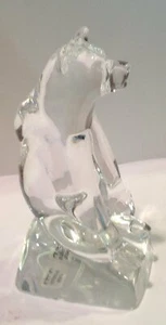 Danbury Mint Kristall Braunbär Figur Hadeland Skulptur - Bild 1 von 3