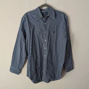 Camisa Ralph Lauren Etiqueta Azul A Cuadros Manga Larga Abotonada - Imagen 1 de 5
