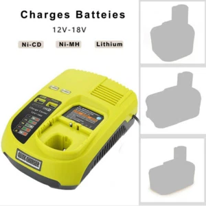 P117 Charger for Ryobi ONE+P108 Li-ion & Ni-cad Ni-Mh Battery 12V-18V EU Plug ST - Picture 1 of 7