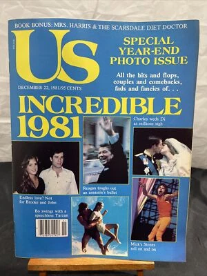 US Magazine - December 1981 - Ronald Reagan Brooke Sheilds Bo Derek Mick Jagger - Image 1 of 3