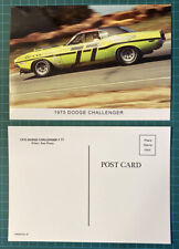 POSTCARD DODGE CHALLENGER - SAM POSEY - VINTAGE SCCA ROAD RACING