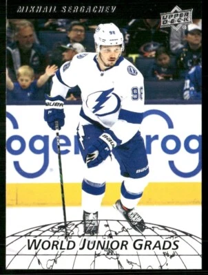2022-23 Upper Deck Series 2 - World Junior Grads Mikhail Sergachev #WG-7 - Image 1 of 2